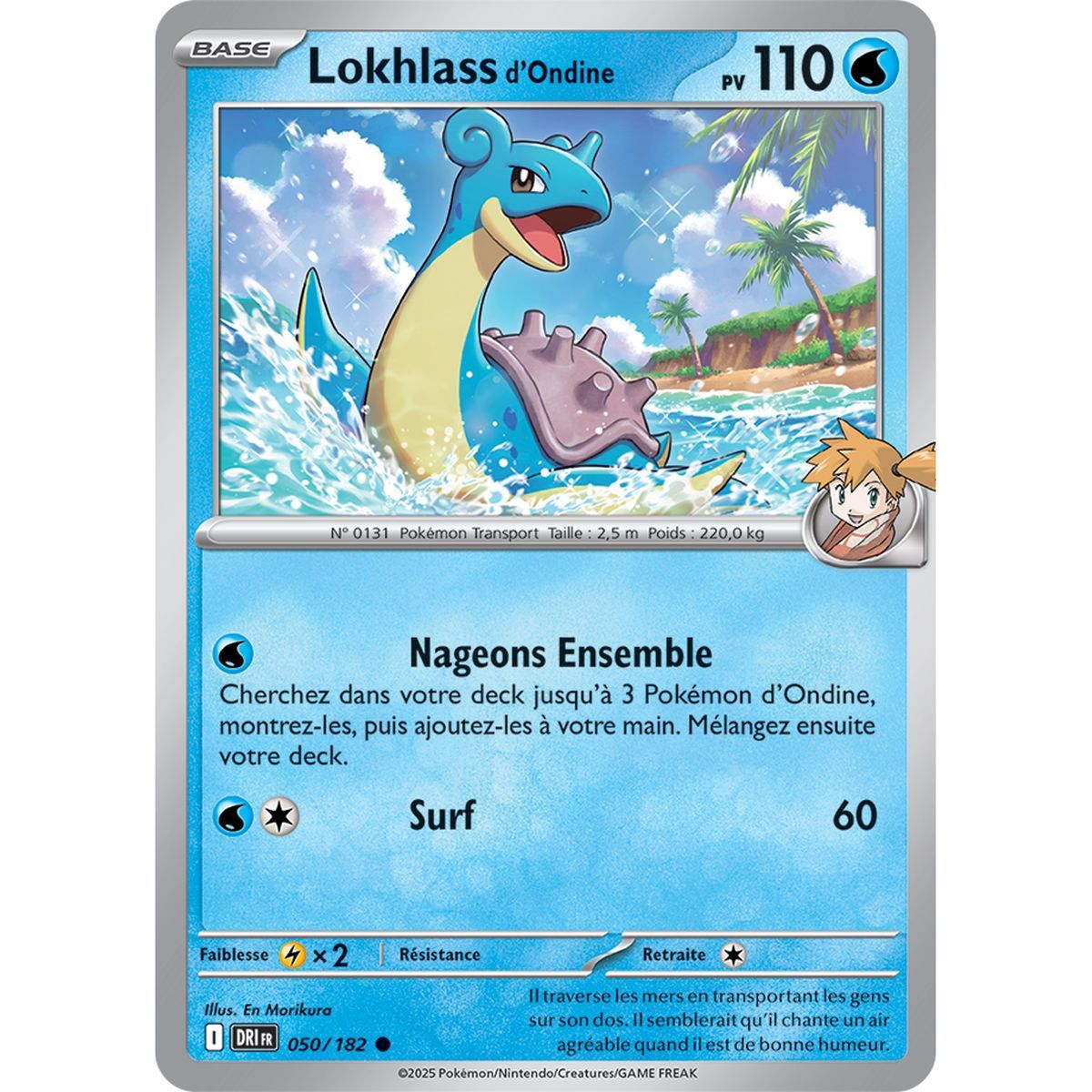 Item Ondine's Lapras - Common 50/182 - Scarlet and Violet 10 Destined Rivalries