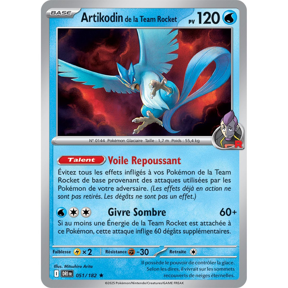 Item Team Rocket's Articuno - Reverse 51/182 - Scarlet and Purple 10 Destined Rivalries