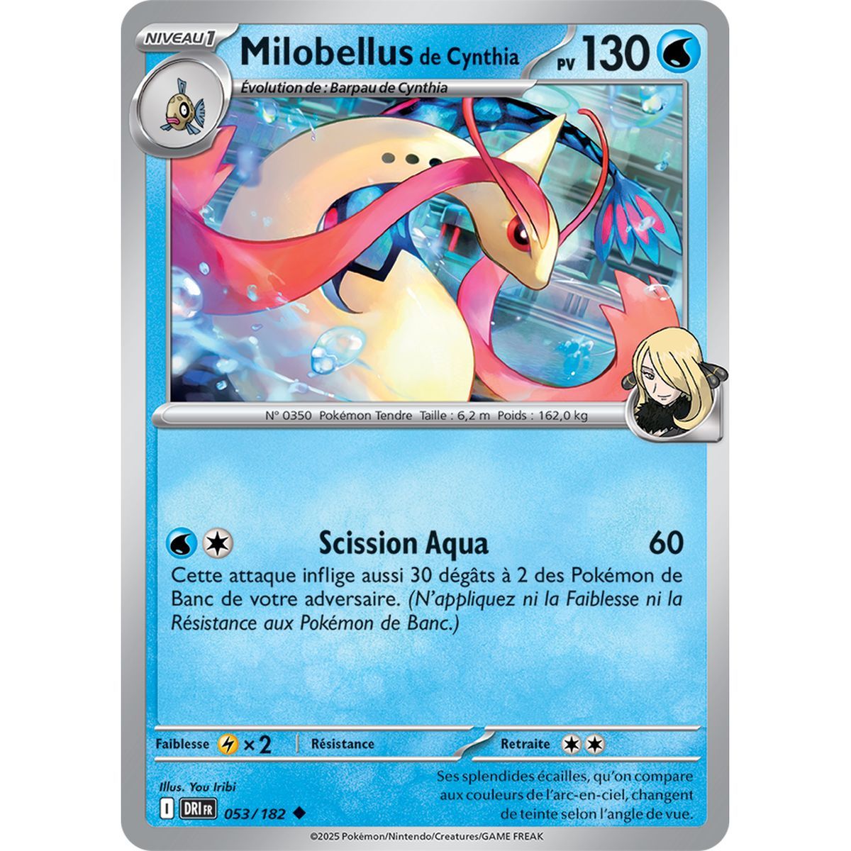 Item Cynthia's Milotic - Reverse 53/182 - Scarlet and Purple 10 Destined Rivalries