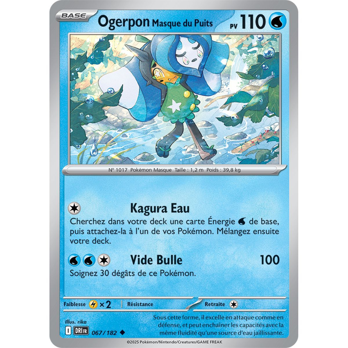 Ogerpon Mask of the Well - Uncommon 67/182 - Scarlet and Purple 10 Destined Rivalries