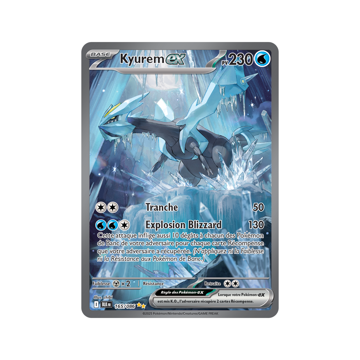 Kyurem-ex - Special Illustration Rare 165/86 - Scarlet and Purple 10.5 Black Lightning