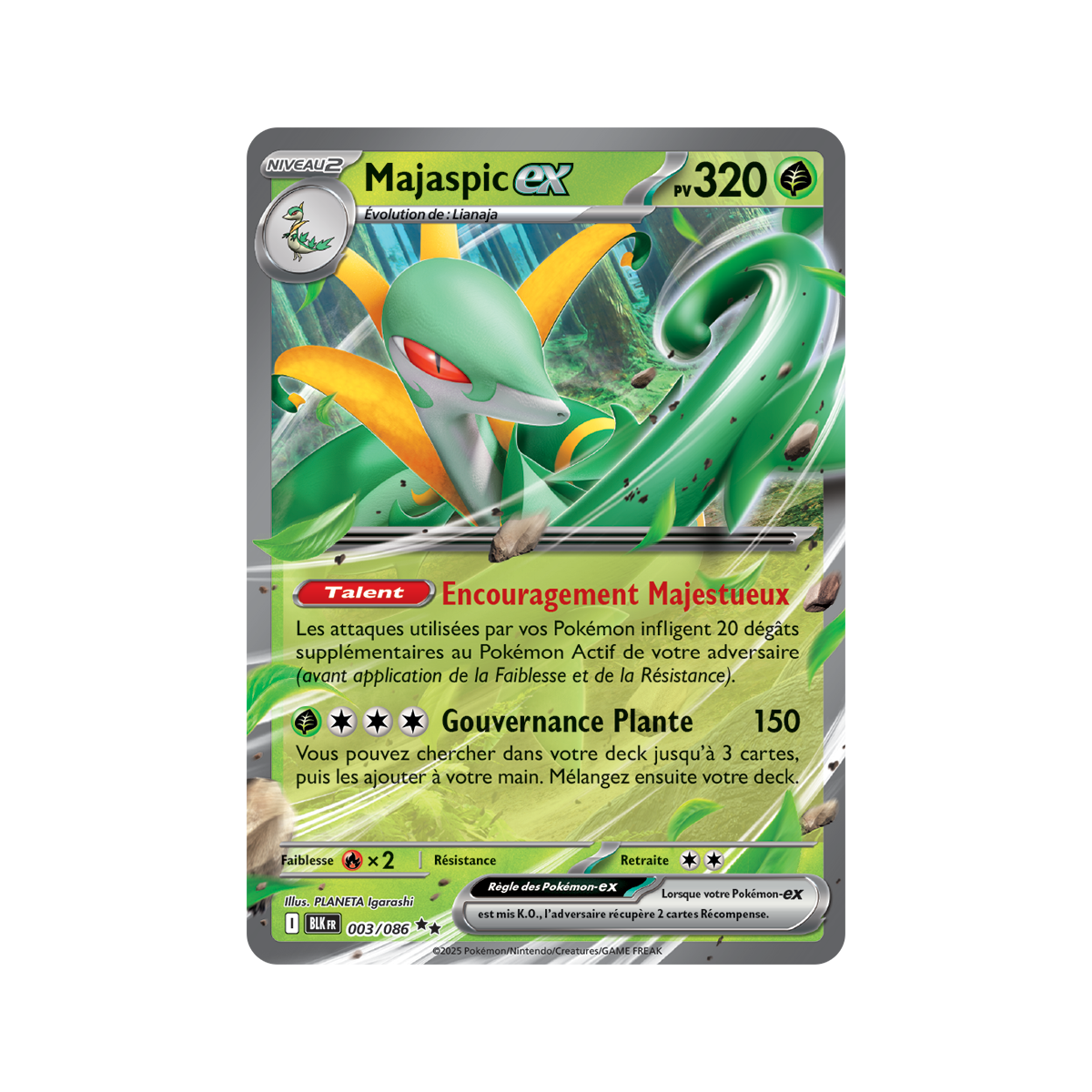 Majaspic-ex - Double Rare 3/86 - Scarlet and Purple 10.5 Black Lightning