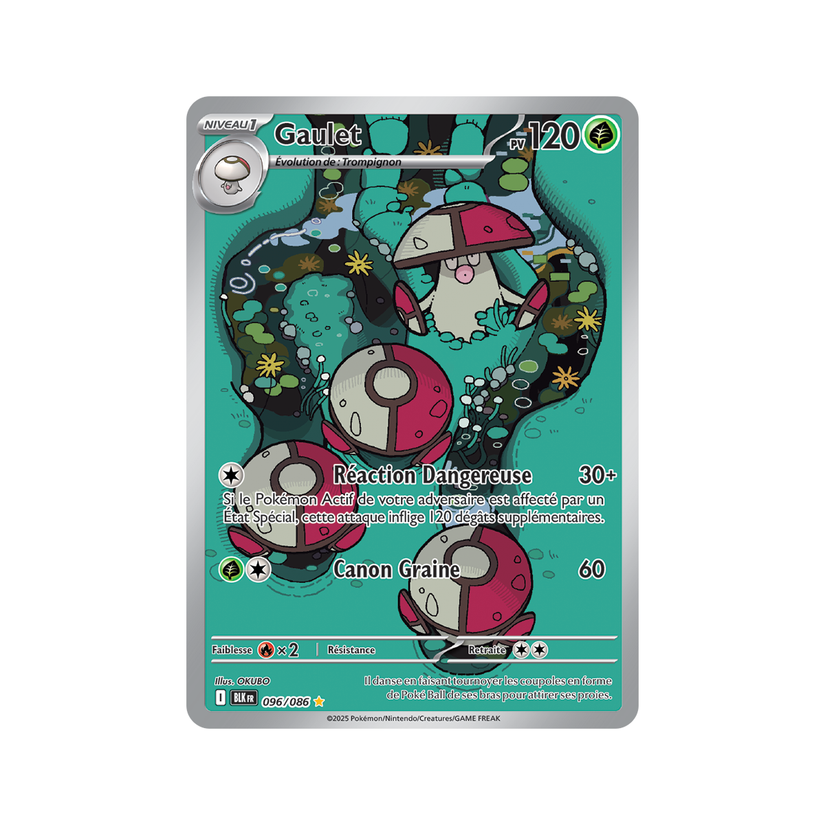 Item Gaulet - Rare Illustration 96/86 - Scarlet and Purple 10.5 Black Lightning