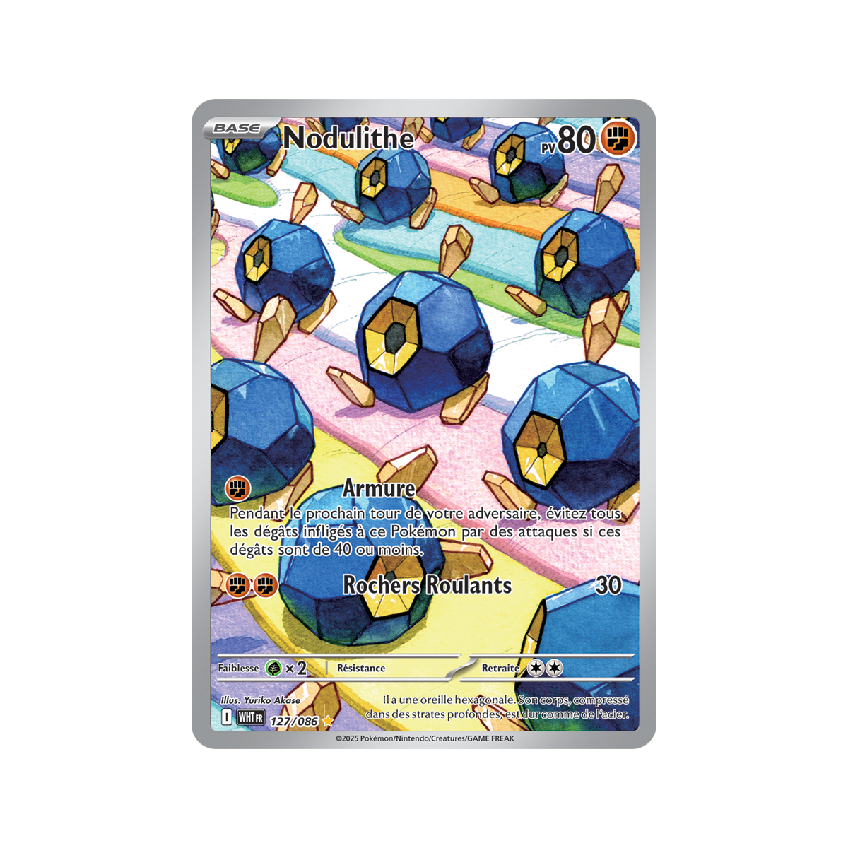 Nodulith - Rare Illustration 127/86 - Scarlet and Violet 10.5 White Flame