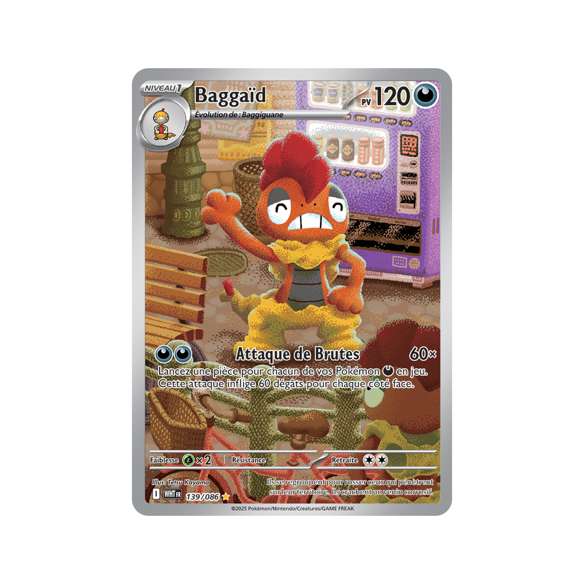 Item Baggaïd - Rare Illustration 139/86 - Scarlet and Violet 10.5 White Flame