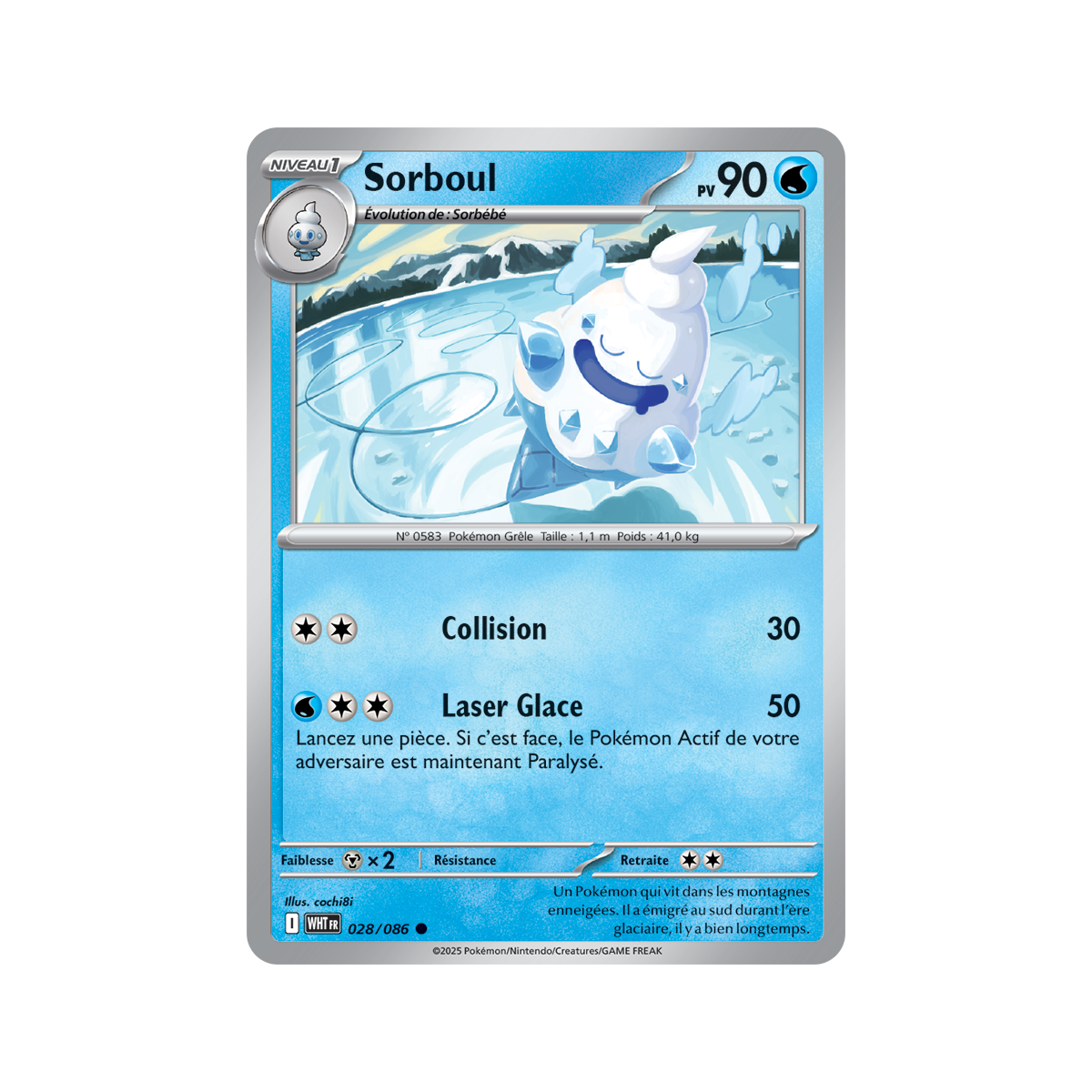 Sorboul - Reverse Pokéball 28/86 - Scarlet and Purple 10.5 White Flame