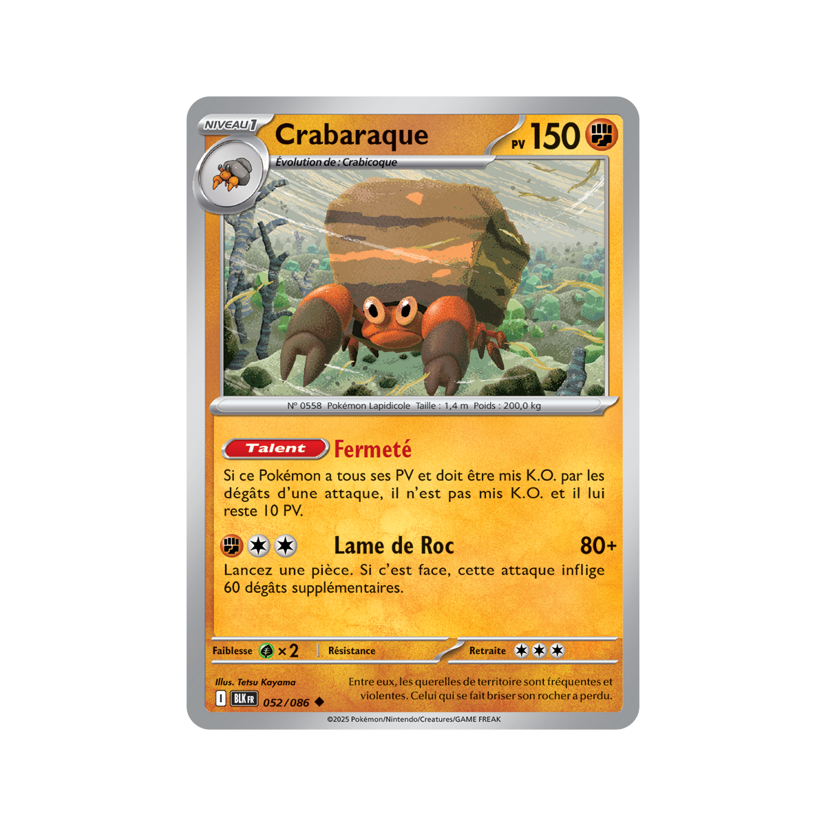 Crabaraque - Reverse Pokéball 52/86 - Scarlet and Purple 10.5 Black Lightning