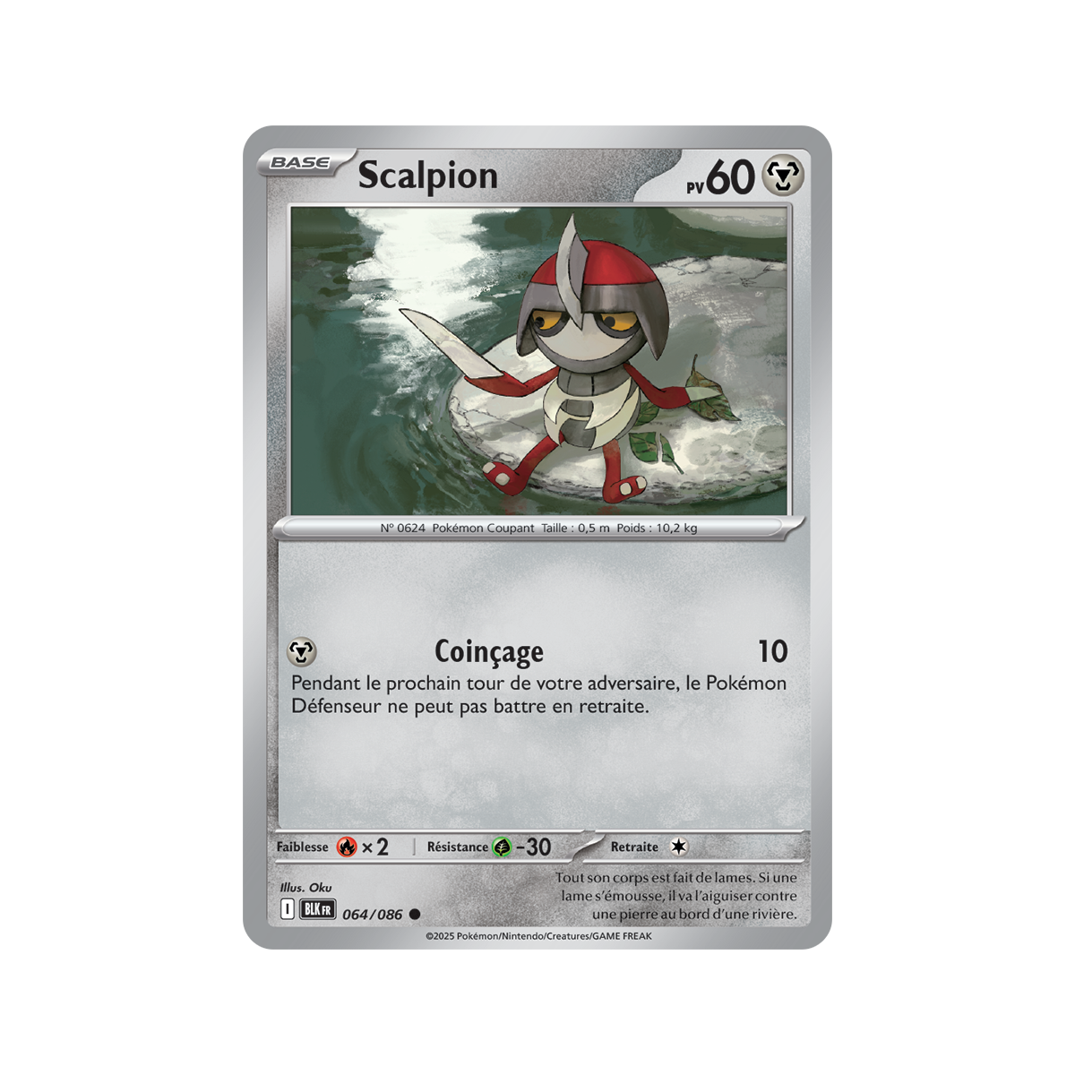 Scalpion - Reverse Pokéball 64/86 - Scarlet and Purple 10.5 Black Lightning