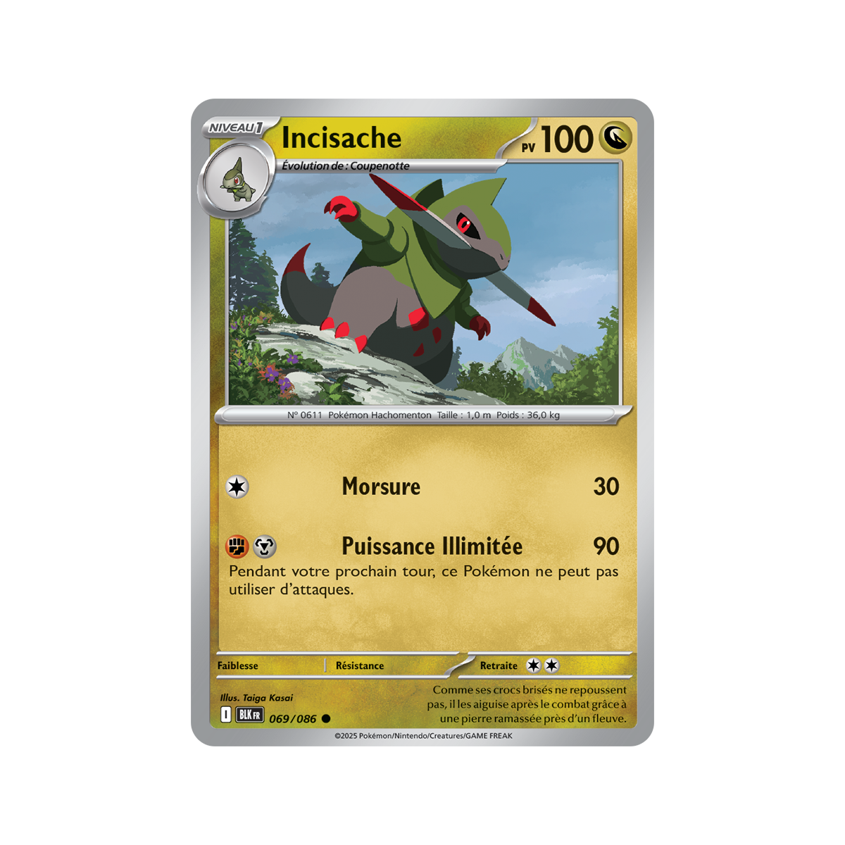 Incisache - Reverse Pokéball 69/86 - Scarlet and Purple 10.5 Black Lightning