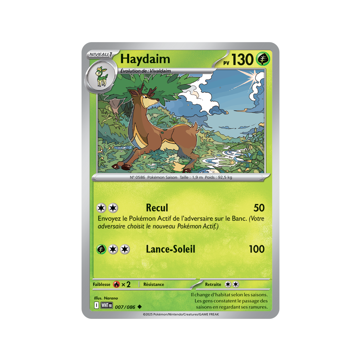 Haydaim - Reverse 7/86 - Scarlet and Violet 10.5 White Flame