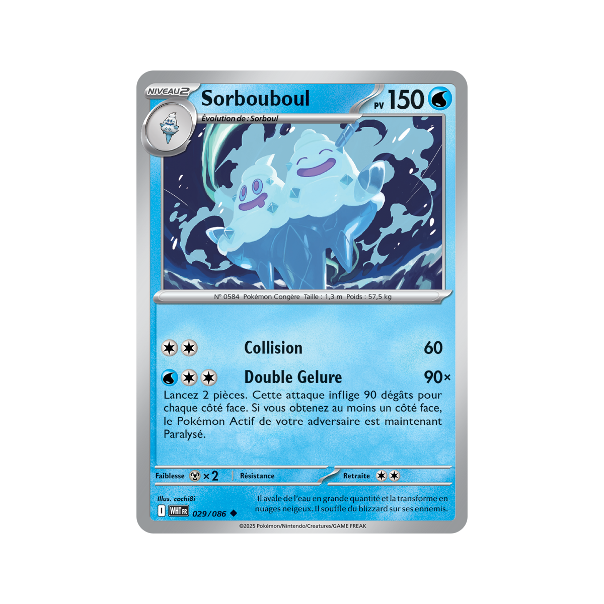 Sorbouboul - Reverse 29/86 - Scarlet and Violet 10.5 White Flame