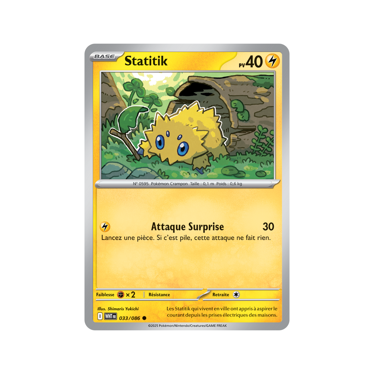 Statitik - Reverse 33/86 - Scarlet and Violet 10.5 White Flame