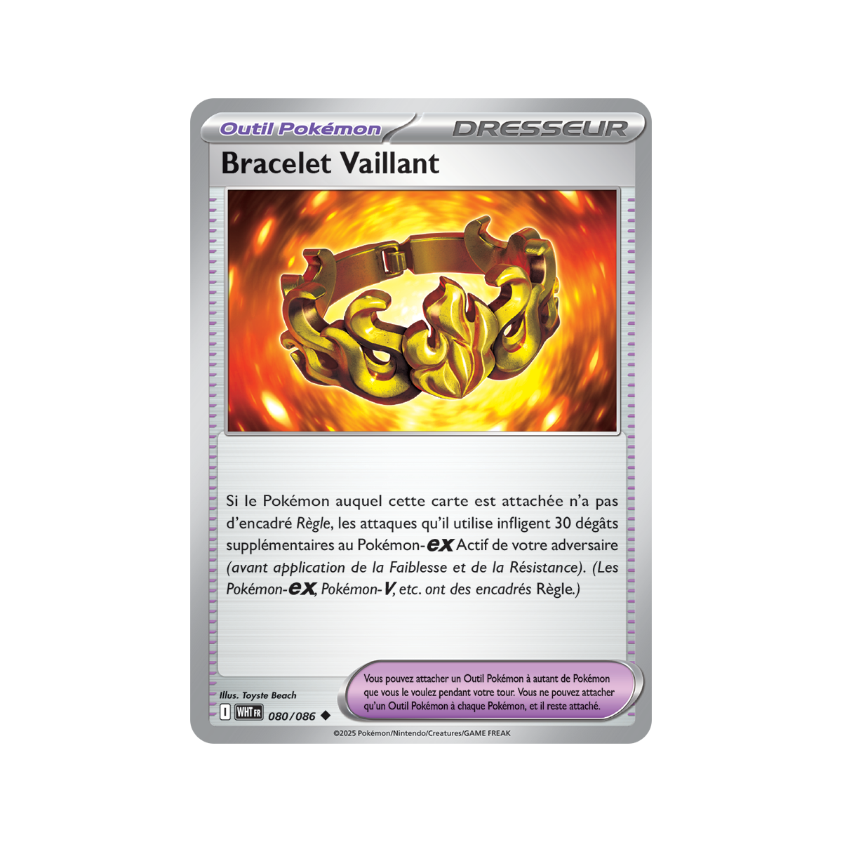 Item Valiant Bracelet - Uncommon 80/86 - Scarlet and Purple 10.5 White Flame