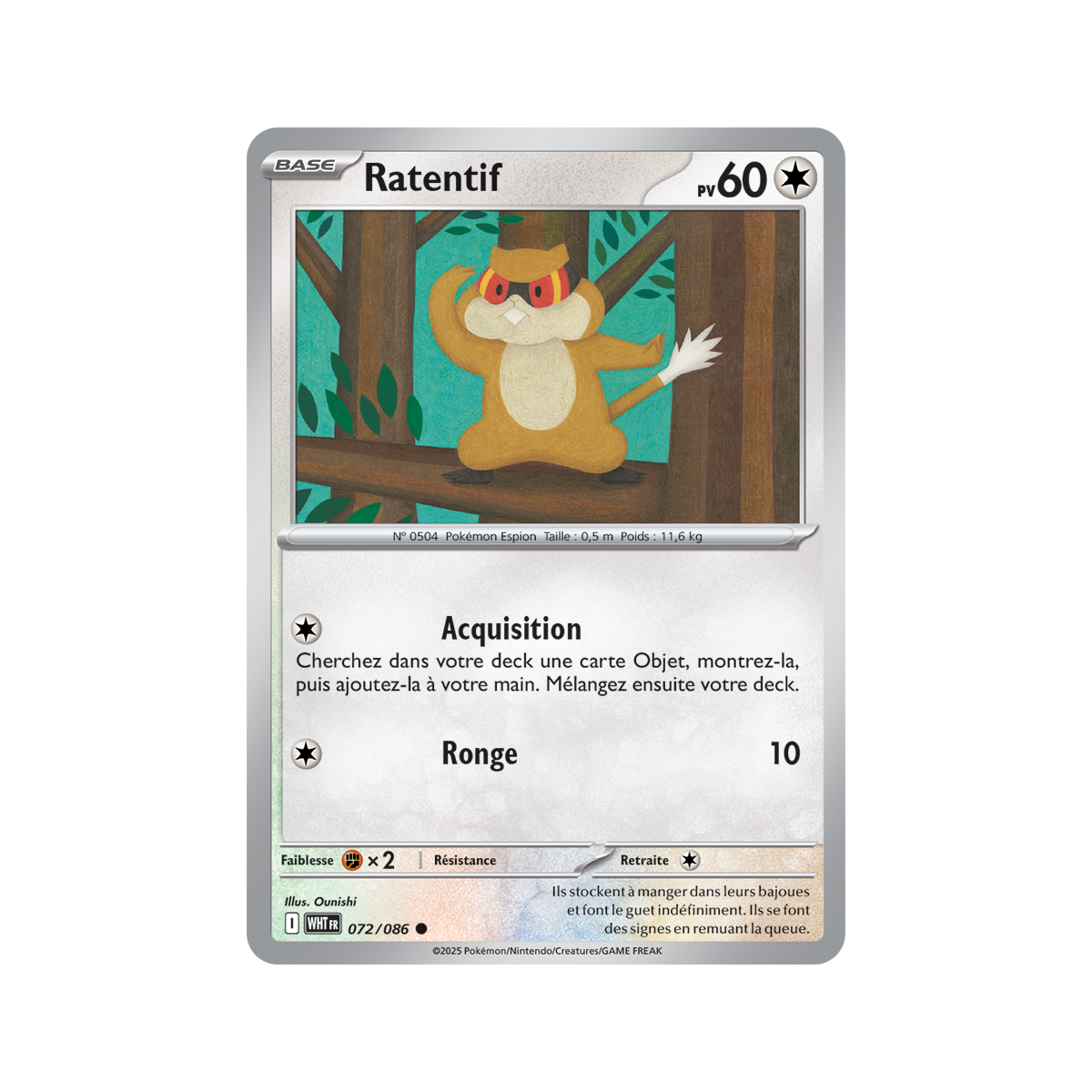 Ratentif - Common 72/86 - Scarlet and Violet 10.5 White Flame