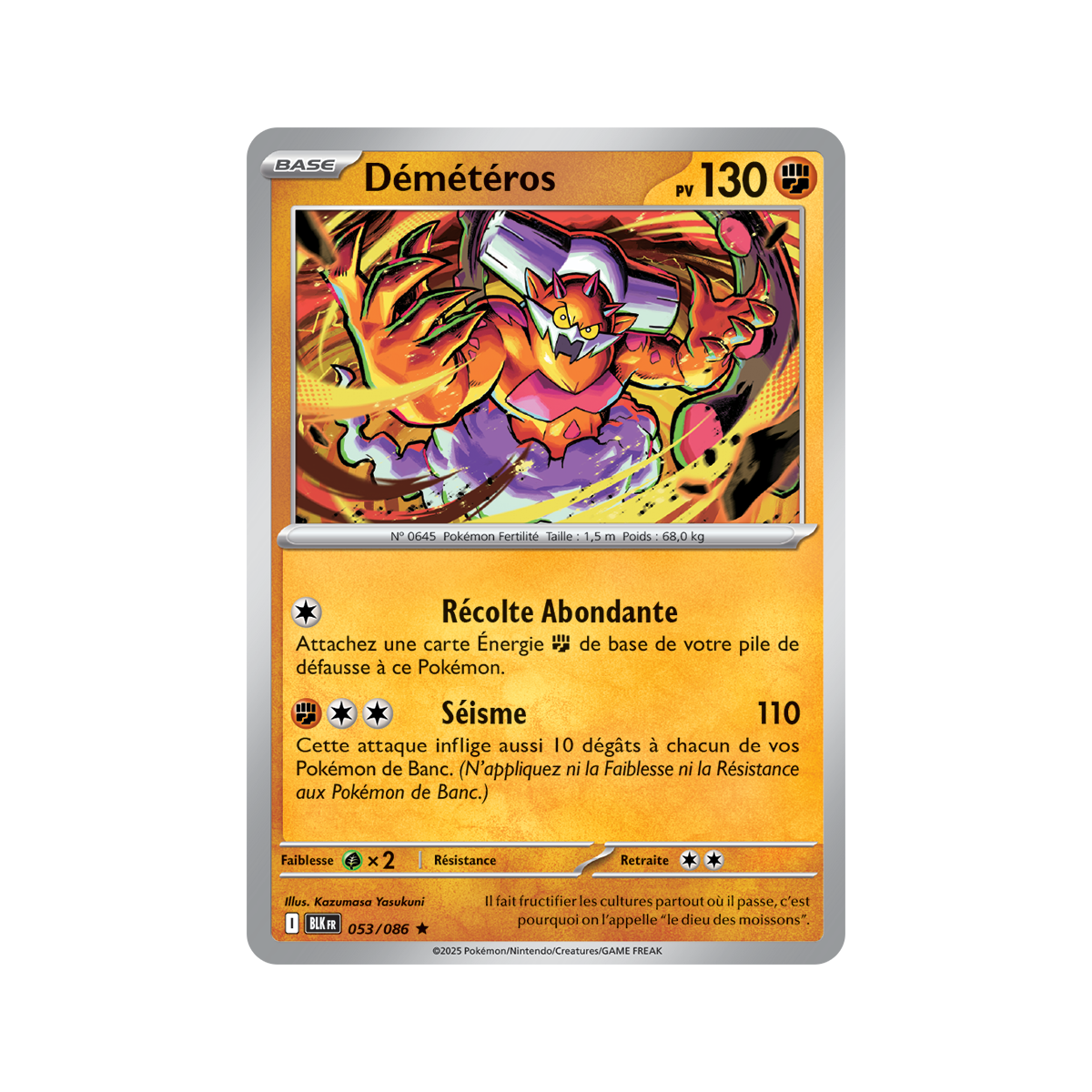Landorus - Holo Rare 53/86 - Scarlet and Purple 10.5 Black Lightning