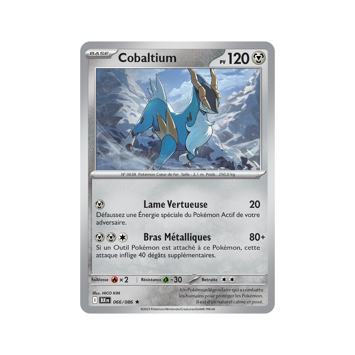 Cobaltium - Holo Rare 66/86 - Scarlet and Violet 10.5 Black Lightning