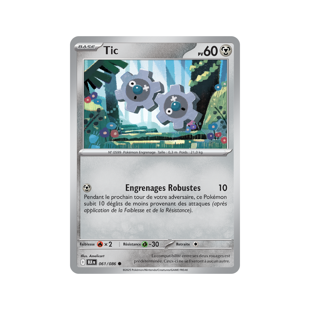 Tic - Reverse 61/86 - Scarlet and Violet 10.5 Black Lightning