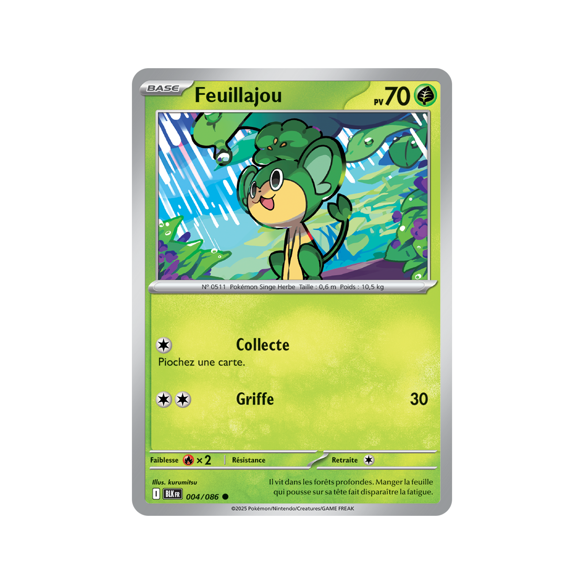 Feuillajou - Common 4/86 - Scarlet and Purple 10.5 Black Lightning