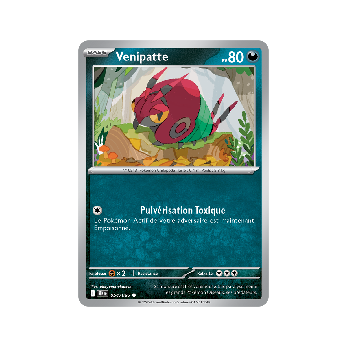 Venipatte - Common 54/86 - Scarlet and Purple 10.5 Black Lightning