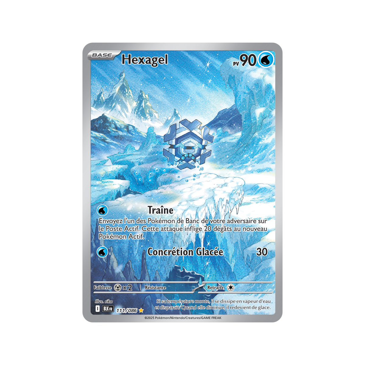 Item Hexagel - Rare Illustration 111/86 - Scarlet and Violet 10.5 Black Lightning