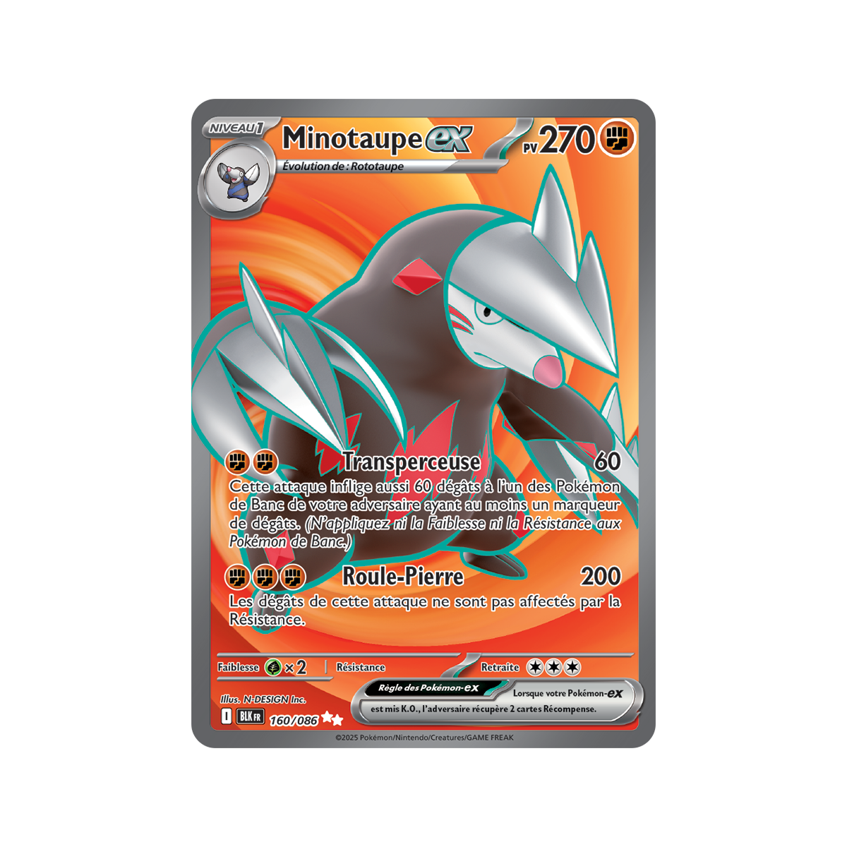 Item Minotaupe-ex - Ultra Rare 160/86 - Scarlet and Purple 10.5 Black Lightning