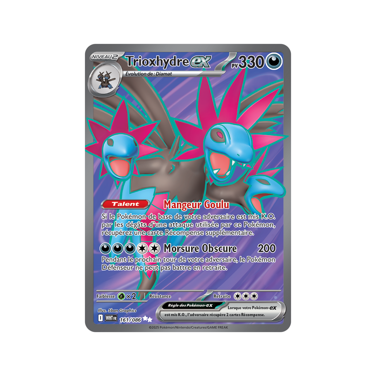 Item Trioxhydre-ex - Ultra Rare 161/86 - Scarlet and Violet 10.5 White Flame