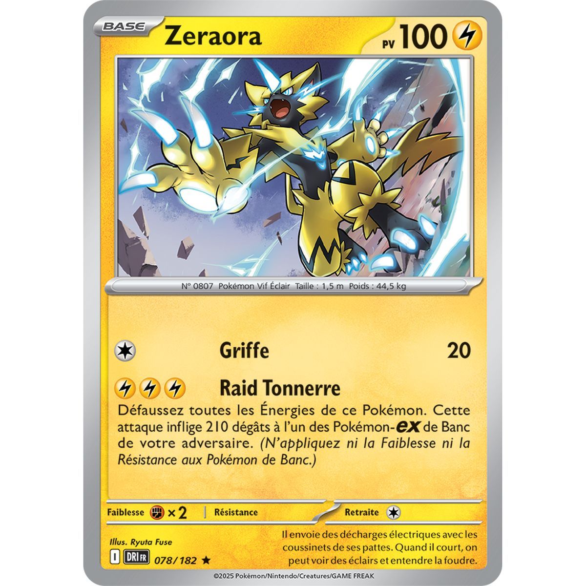 Item Zeraora - Reverse 78/182 - Scarlet and Purple 10 Destined Rivalries