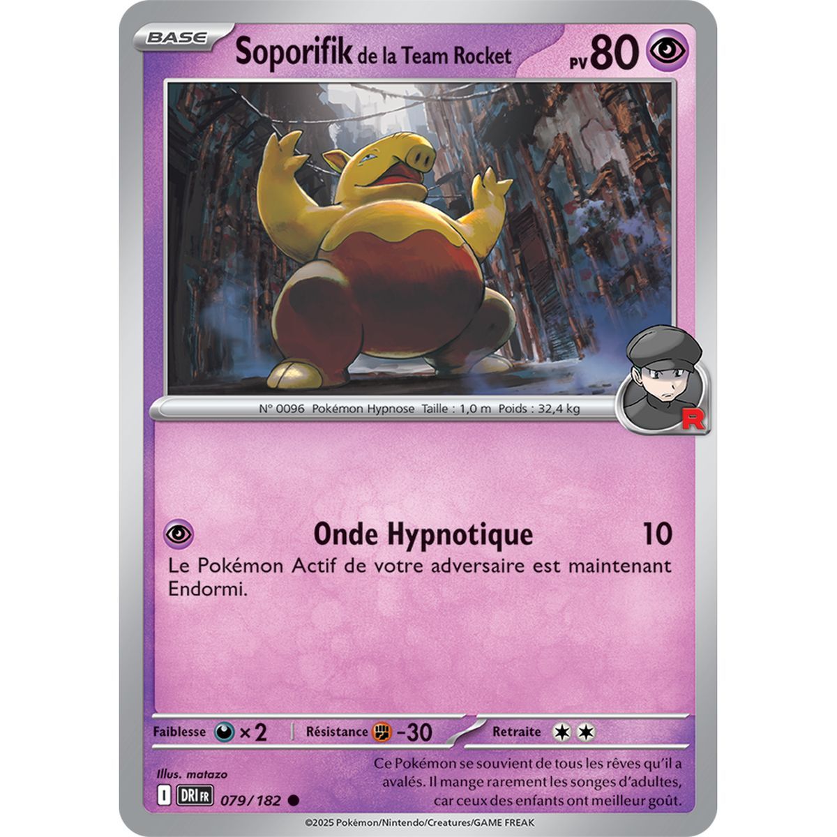 Team Rocket's Soporifik - Common 79/182 - Scarlet and Purple 10 Destined Rivalries