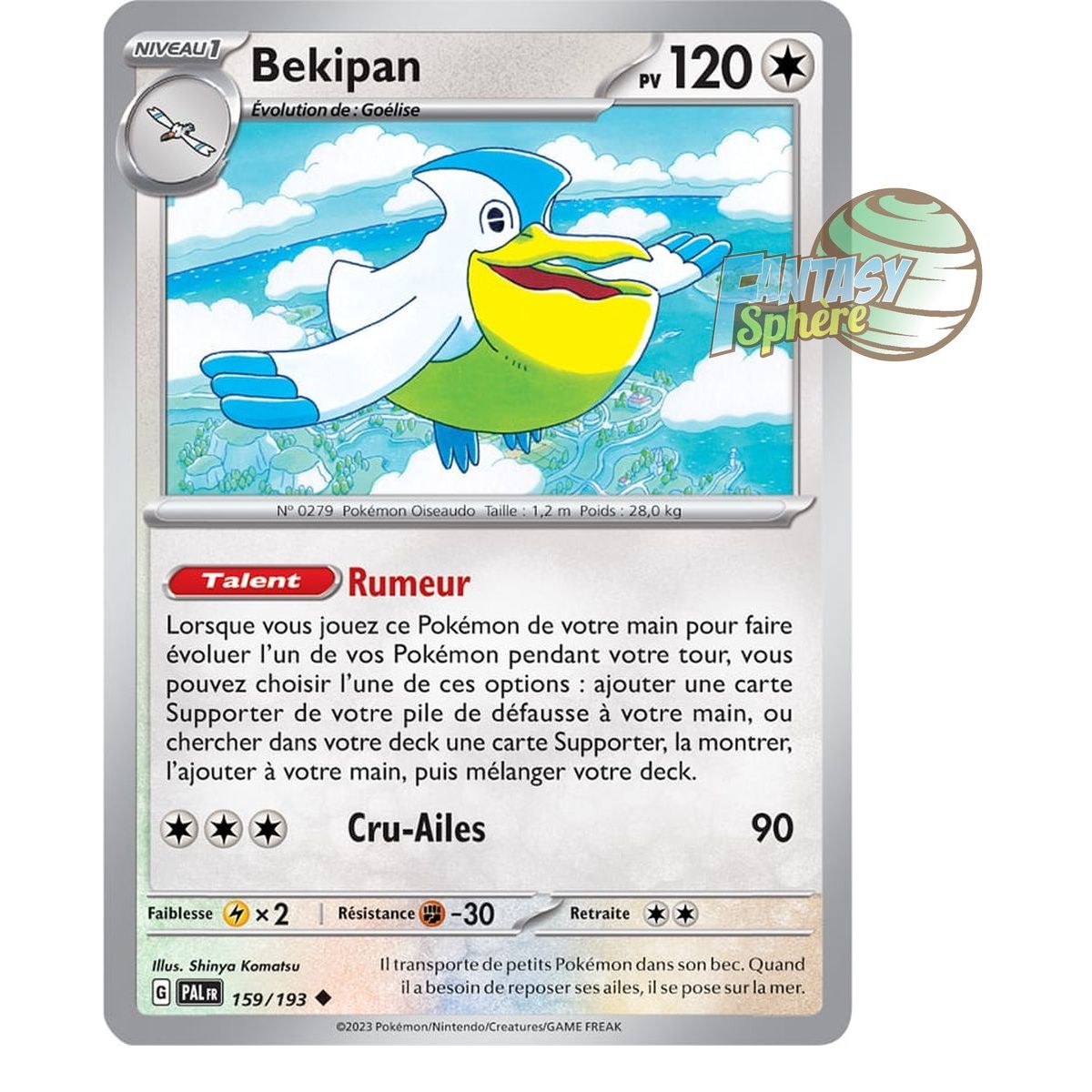 Bekipan - Uncommon 159/193 - Scarlet and Violet Evolution in Paldea