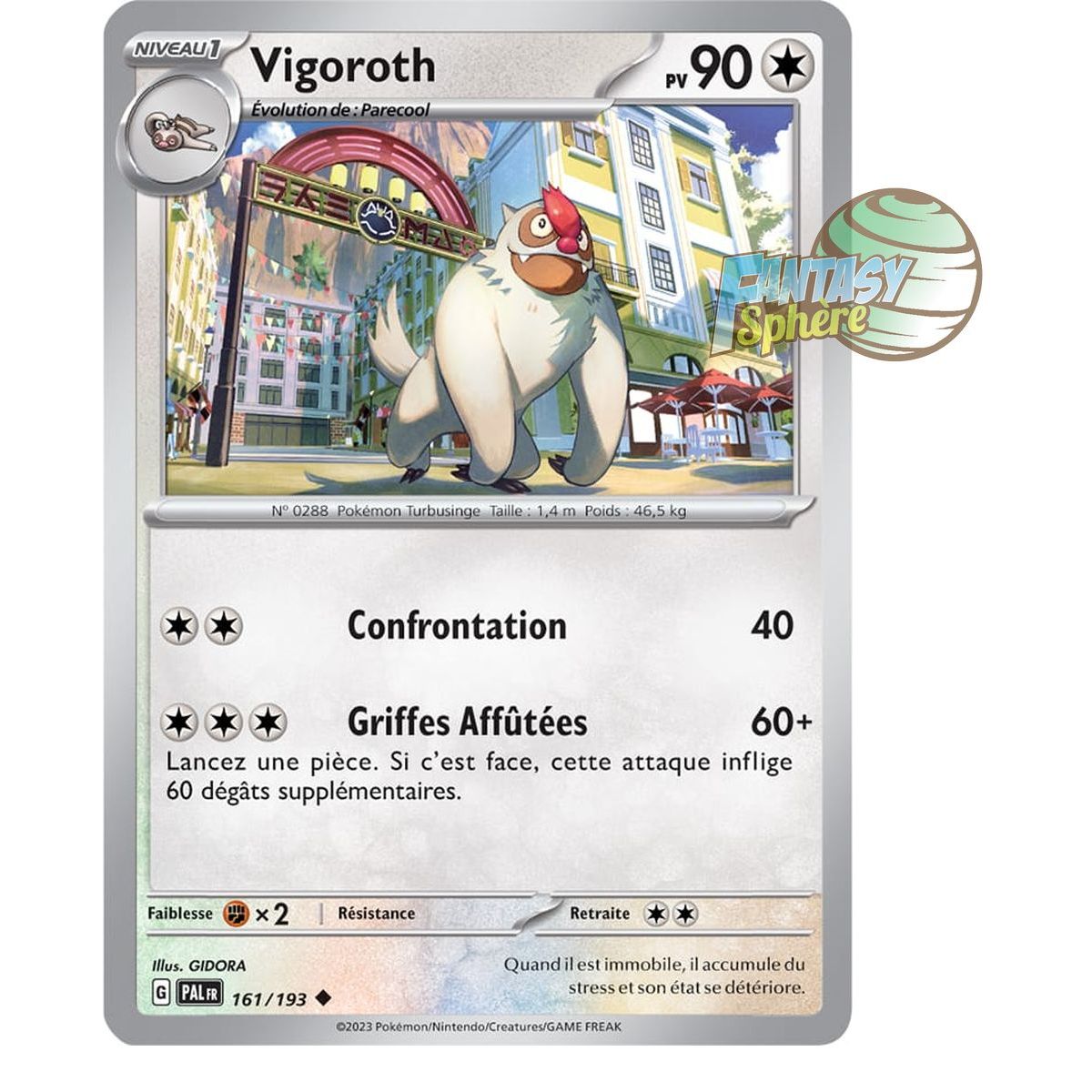 Vigoroth - Uncommon 161/193 - Scarlet and Violet Evolution in Paldea