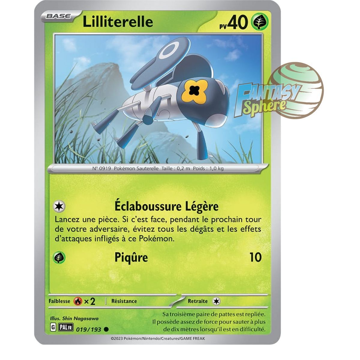 Lilliterelle - Commune 19/193 - Scarlet and Violet Evolution in Paldea