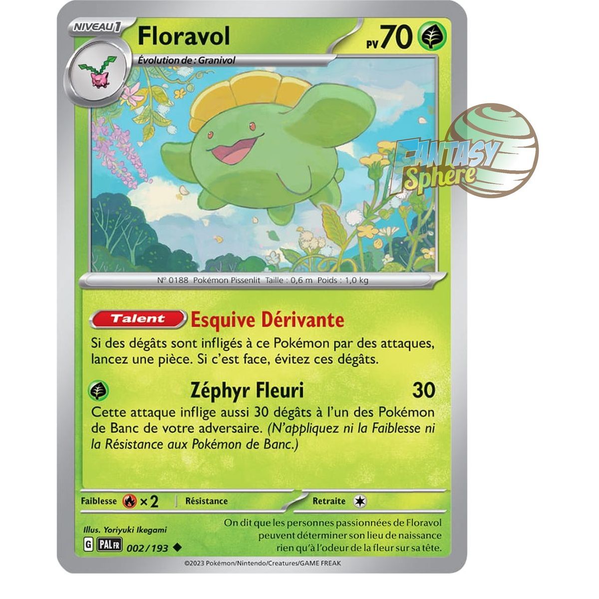 Floravol - Uncommon 2/193 - Scarlet and Violet Evolution in Paldea