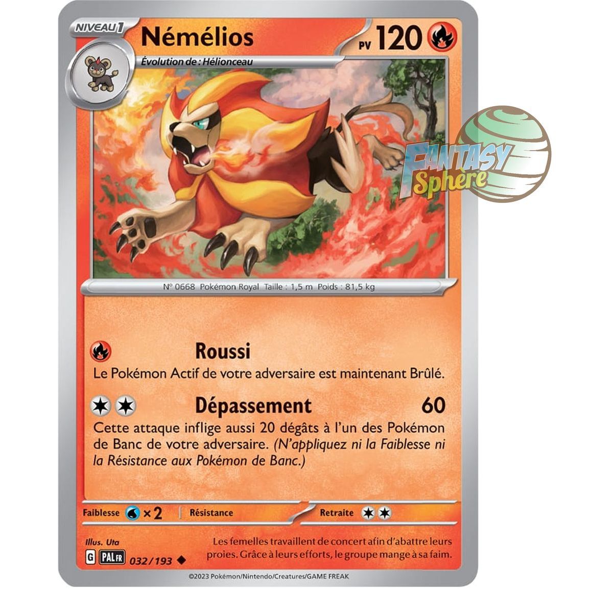 Nemelios - Uncommon 32/193 - Scarlet and Violet Evolution in Paldea