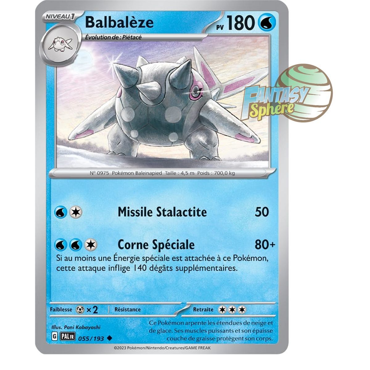 Balbalèze - Uncommon 55/193 - Scarlet and Violet Evolution in Paldea