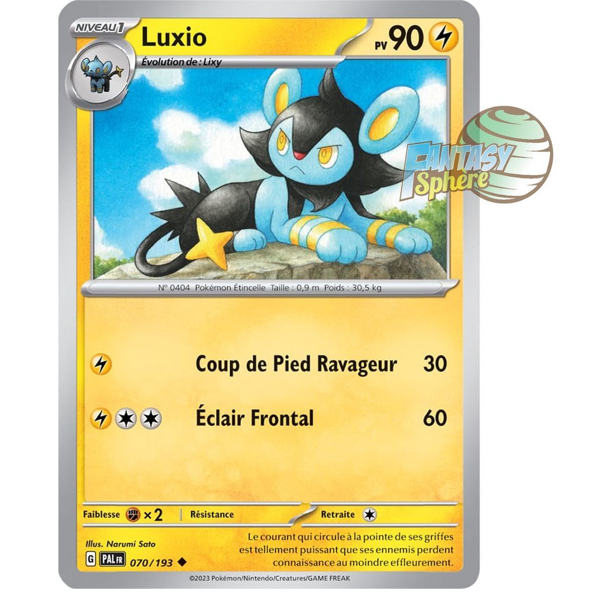 Luxio - Uncommon 70/193 - Scarlet and Violet Evolution in Paldea