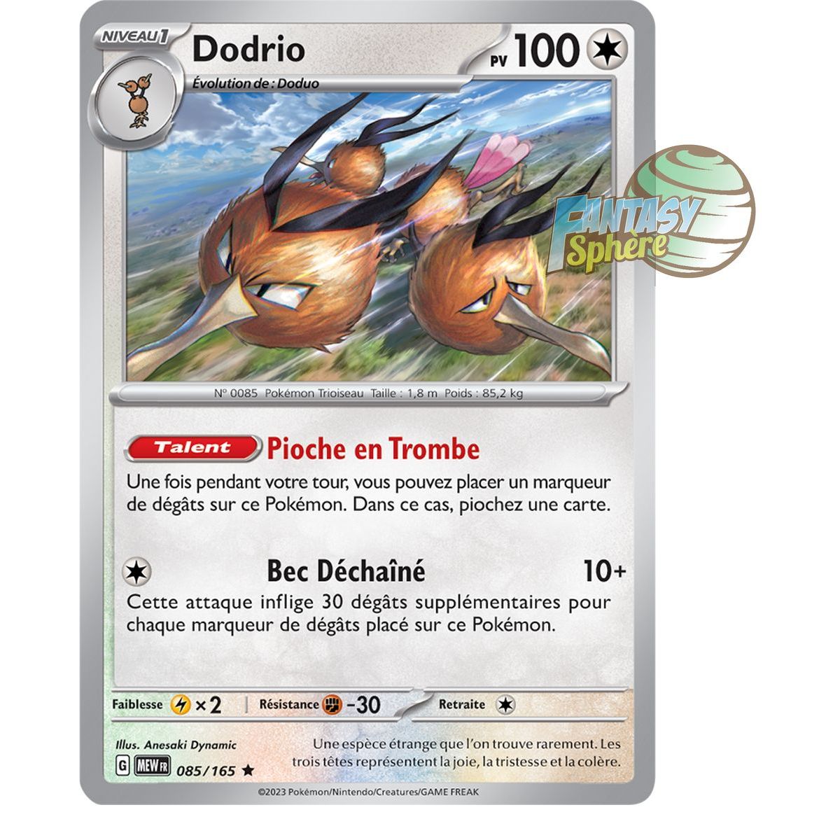 Item Dodrio - Holo Rare 85/165 - Scarlet and Violet 151