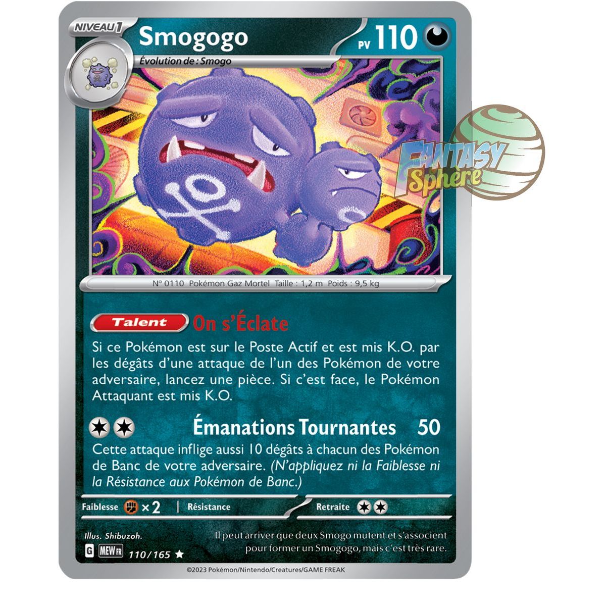 Smogogo - Holo Rare 110/165 - Scarlet and Violet 151