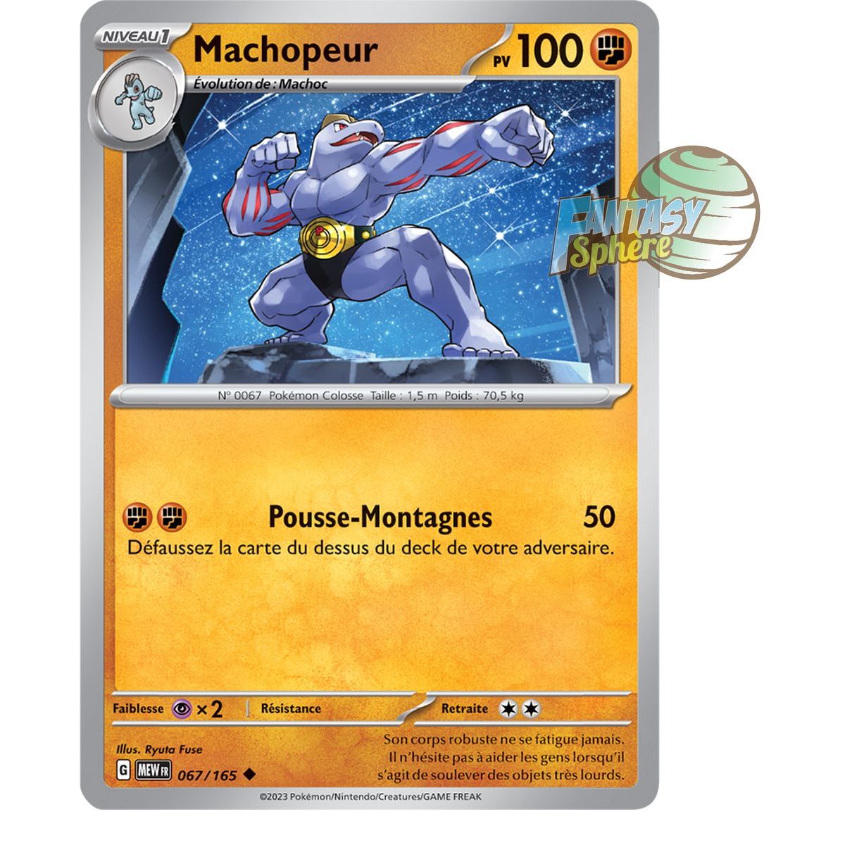 Item Machoke - Reverse 67/165 - Scarlet and Purple 151