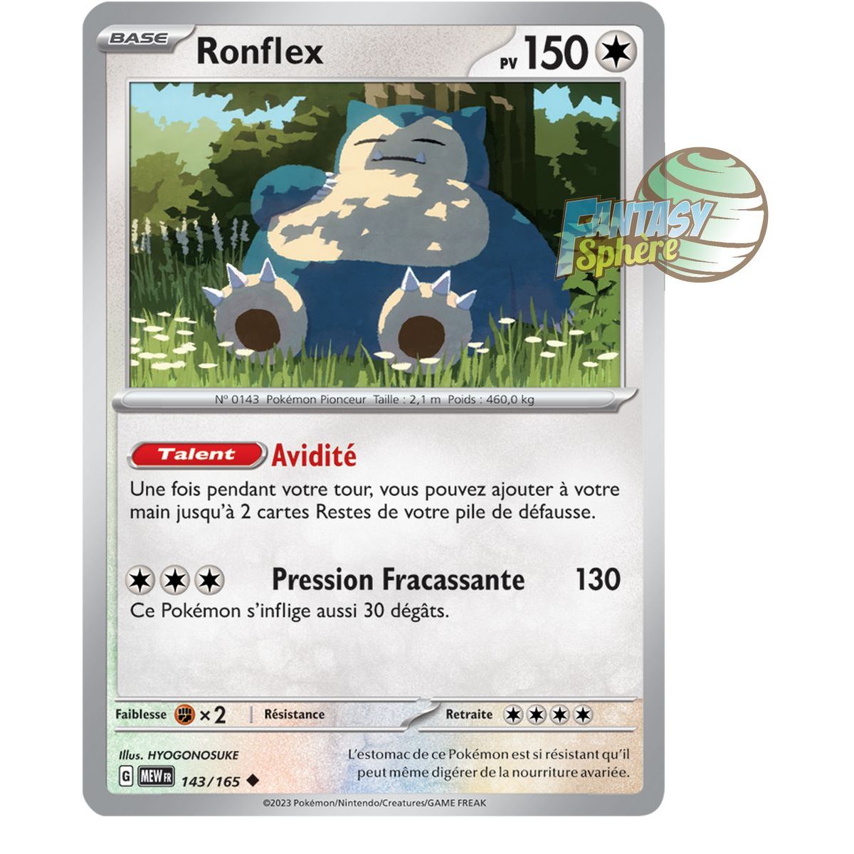 Item Snorlax - Reverse 143/165 - Scarlet and Purple 151