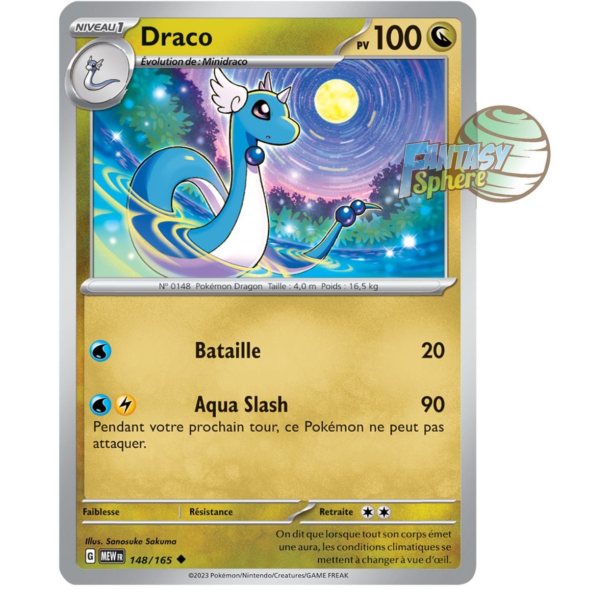 Draco - Reverse 148/165 - Scarlet and Violet 151