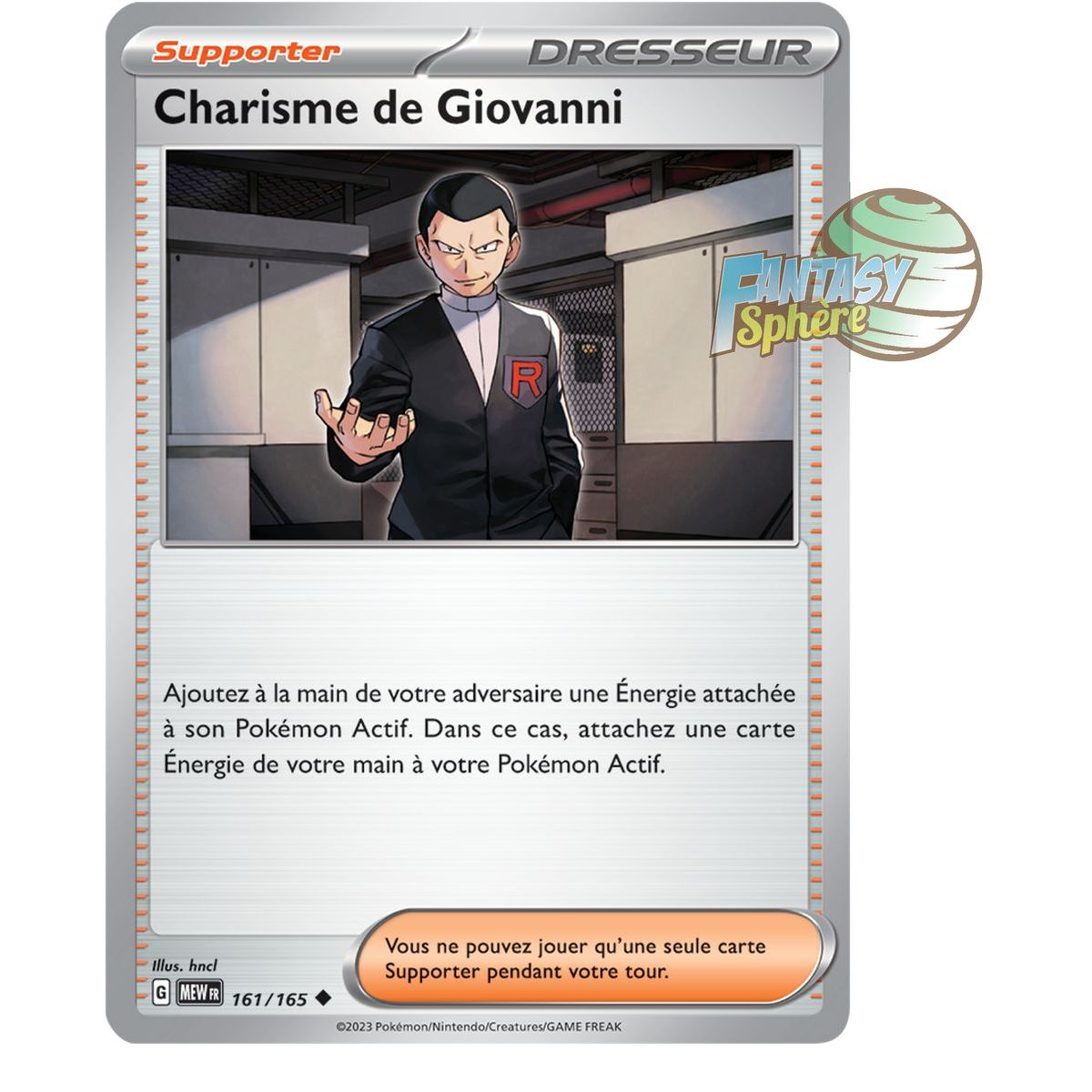 Item Giovanni's Charisma - Reverse 161/165 - Scarlet and Purple 151