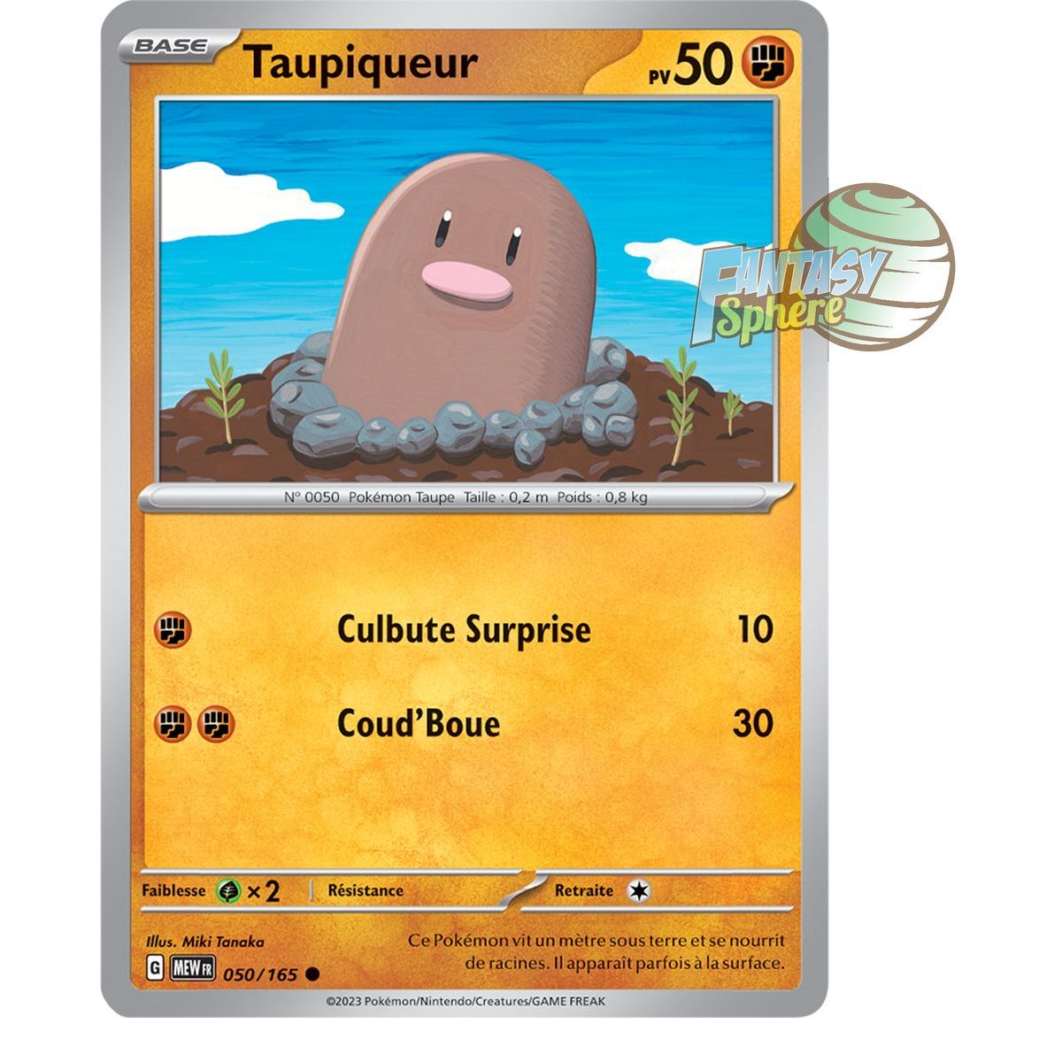 Diglett - Reverse 50/165 - Scarlet and Purple 151