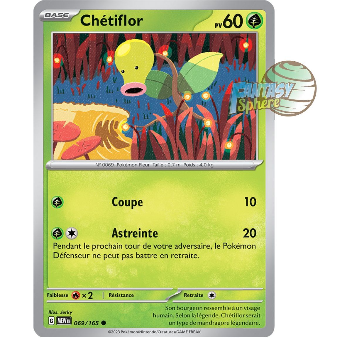 Chetiflor - Reverse 69/165 - Scarlet and Violet 151