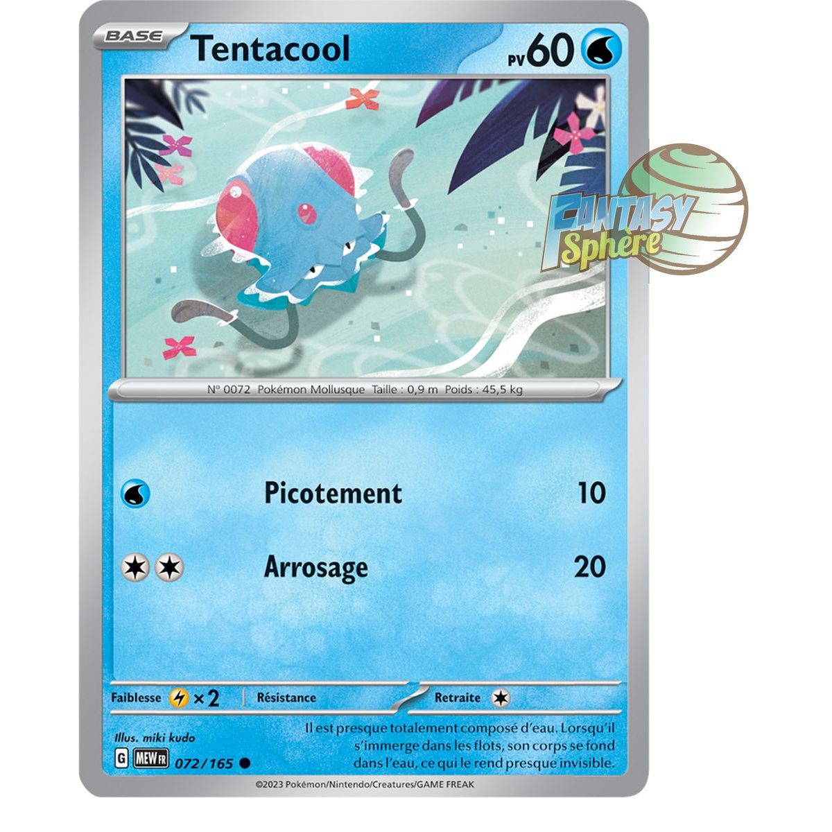 Tentacool - Reverse 72/165 - Scarlet and Violet 151