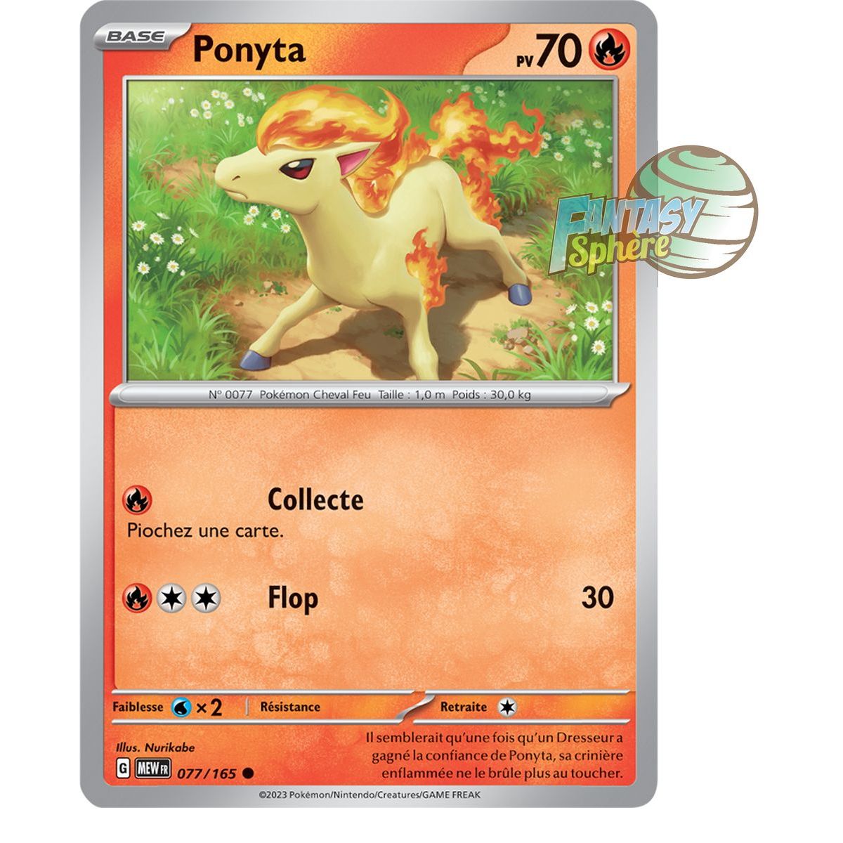 Item Ponyta - Reverse 77/165 - Scarlet and Violet 151