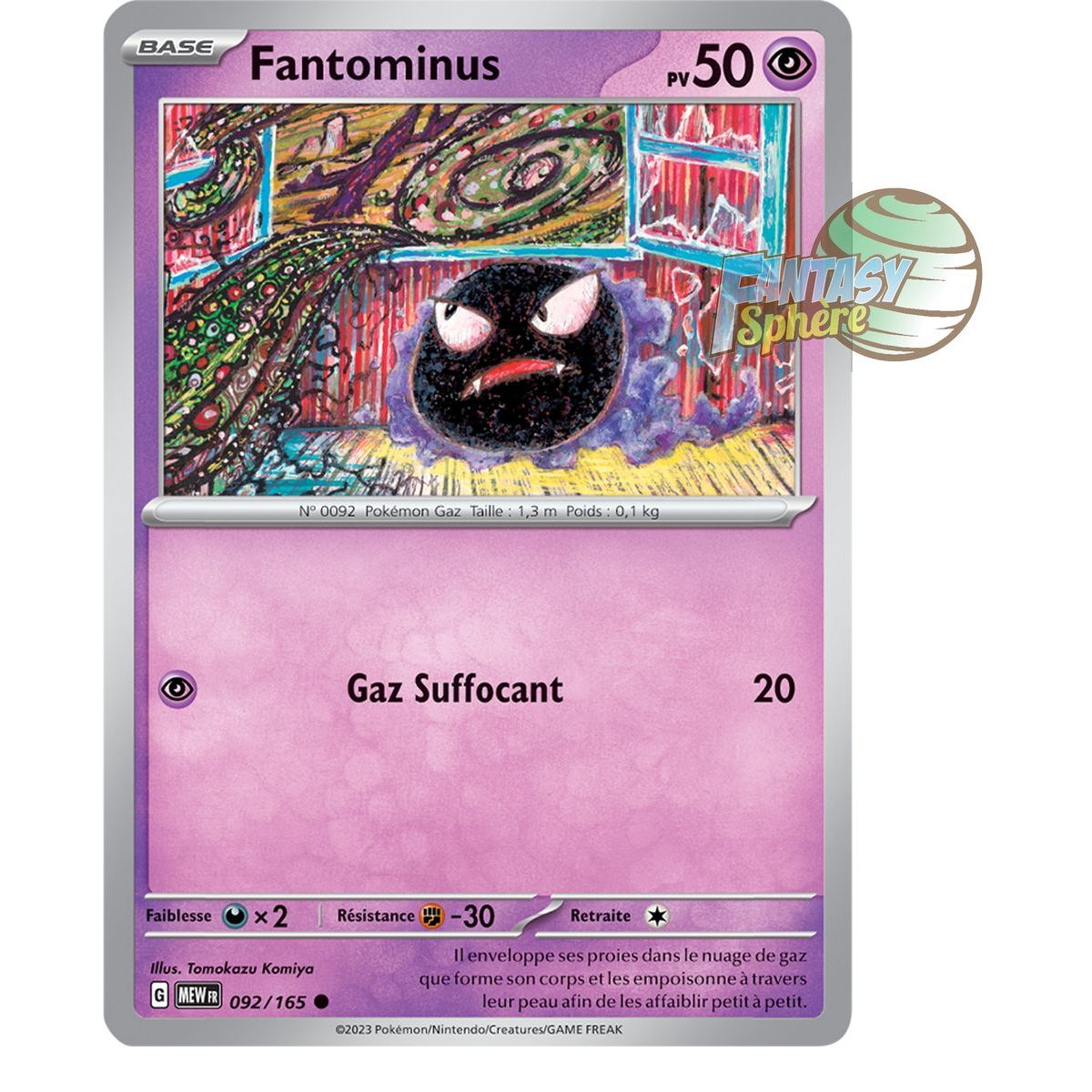 Fantominus - Reverse 92/165 - Scarlet and Violet 151