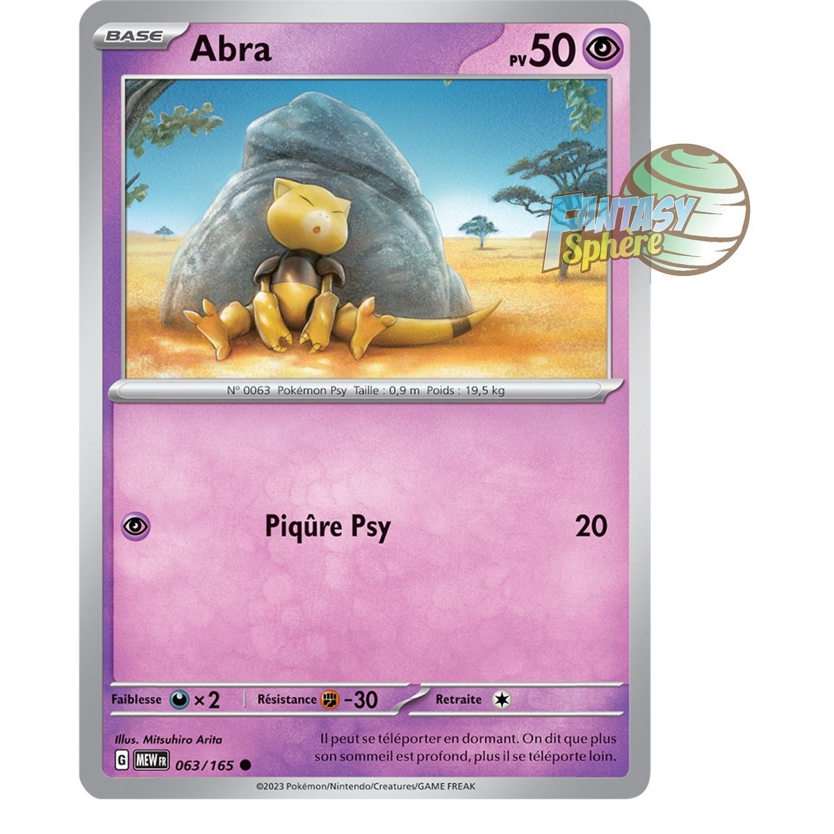 Item Abra - Commune 63/165 - Scarlet and Violet 151