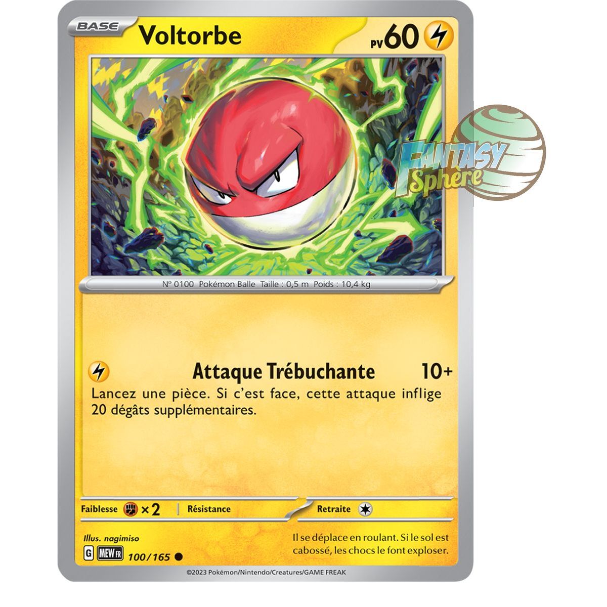 Voltorbe - Common 100/165 - Scarlet and Violet 151