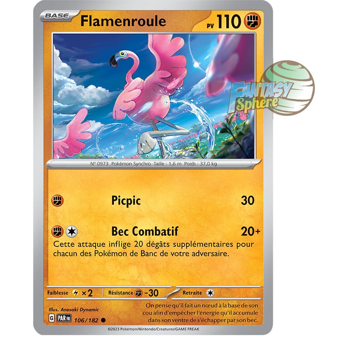 Flamroule - Reverse 106/182 - Scarlet and Violet Faille Paradox