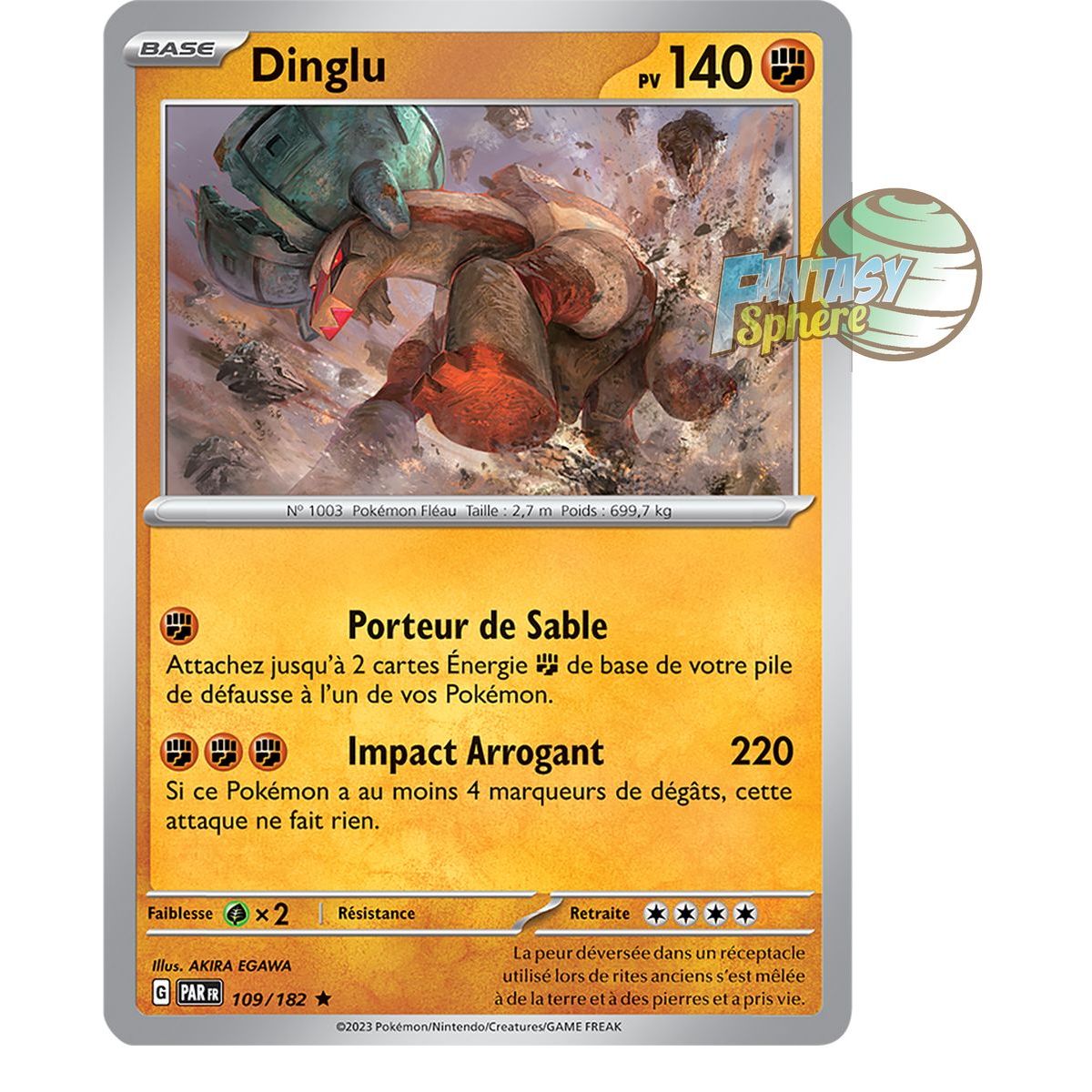Dinglu - Reverse 109/182 - Scarlet and Violet Faille Paradox